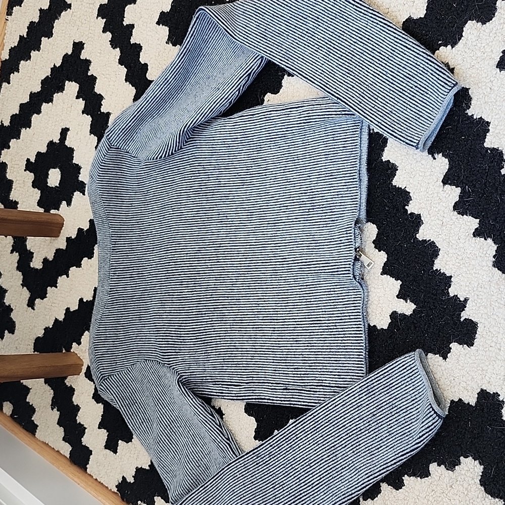 Wild fable Striped blue Cardigan, xs - Picture 7 of 8